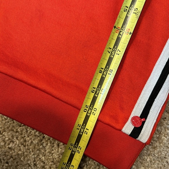 Scotch & soda la prairie d hydrus red sweatshirt with white stripe - Picture 4 of 10